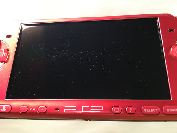 GD7669 Plz Read Item Condi PSP-3000 RADIANT RED SONY PSP