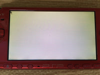 GD7669 Plz Read Item Condi PSP-3000 RADIANT RED SONY PSP Console Japan