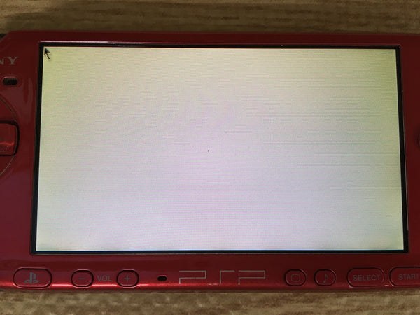 GD7669 Plz Read Item Condi PSP-3000 RADIANT RED SONY PSP