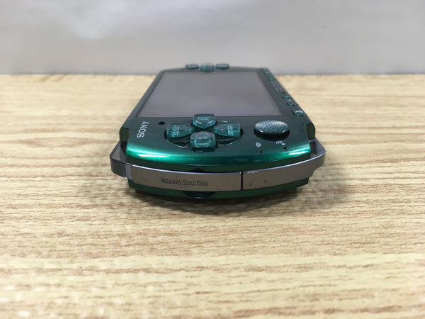 GD7673 Plz Read Item Condi PSP-3000 SPIRITED GREEN SONY PSP