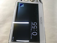 GD7680 Plz Read Item Condi PS Vita PCH-1000 CRYSTAL WHITE SONY PSP Console Japan