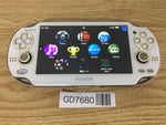 GD7680 Plz Read Item Condi PS Vita PCH-1000 CRYSTAL WHITE SONY PSP Console Japan