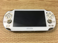 GD7680 Plz Read Item Condi PS Vita PCH-1000 CRYSTAL WHITE SONY PSP Console Japan