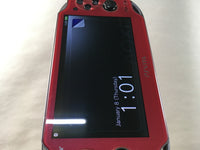 GD7681 Plz Read Item Condi PS Vita PCH-1000 COSMIC RED SONY PSP Console Japan