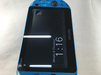 GD7684 Plz Read Item Condi PS Vita PCH-2000 AQUA BLUE SONY PSP Console Japan