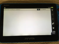 GD7684 Plz Read Item Condi PS Vita PCH-2000 AQUA BLUE SONY PSP Console Japan