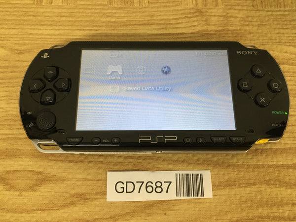 GD7687 No Battery PSP-1000 BLACK SONY PSP Console Japan