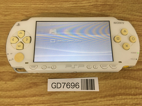 GD7696 Plz Read Item Condi PSP-1000 CERAMIC WHITE SONY PSP Console Japan