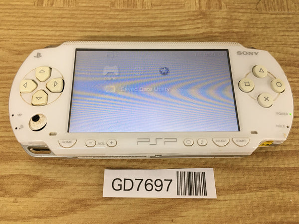 GD7697 Plz Read Item Condi PSP-1000 CERAMIC WHITE SONY PSP Console Japan