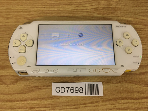 GD7698 Plz Read Item Condi PSP-1000 CERAMIC WHITE SONY PSP Console Japan