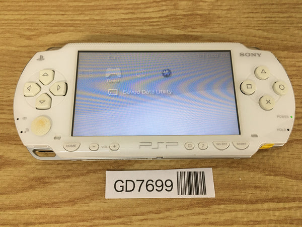 GD7699 Plz Read Item Condi PSP-1000 CERAMIC WHITE SONY PSP Console Japan