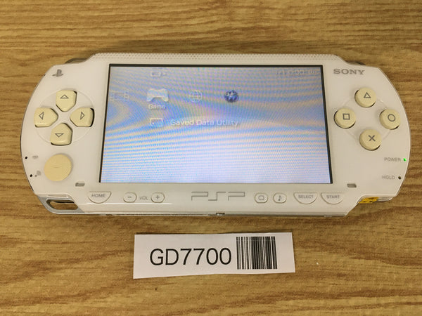 GD7700 Plz Read Item Condi PSP-1000 CERAMIC WHITE SONY PSP Console Japan