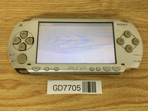 GD7705 Plz Read Item Condi PSP-1000 Silver SONY PSP Console Japan