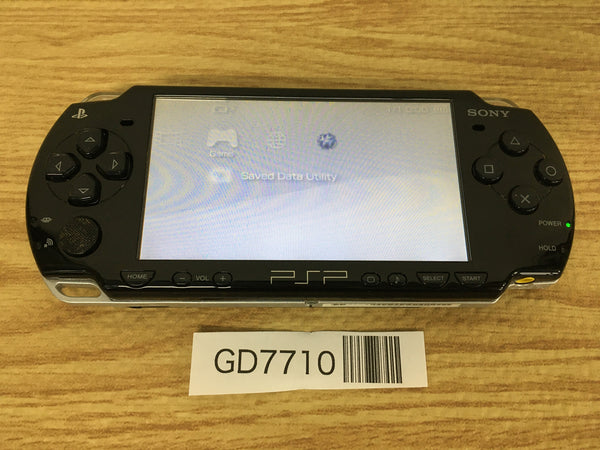 GD7710 Plz Read Item Condi PSP-2000 PIANO BLACK SONY PSP Console Japan