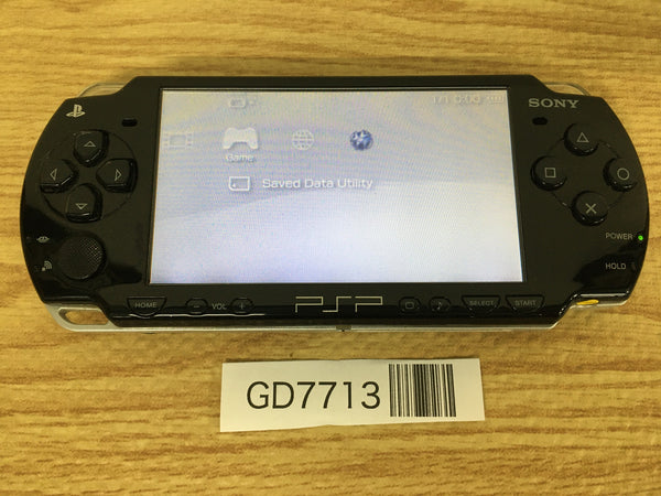 GD7713 Plz Read Item Condi PSP-2000 PIANO BLACK SONY PSP Console Japan