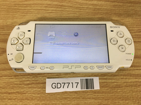 GD7717 Plz Read Item Condi PSP-2000 CERAMIC WHITE SONY PSP Console Japan