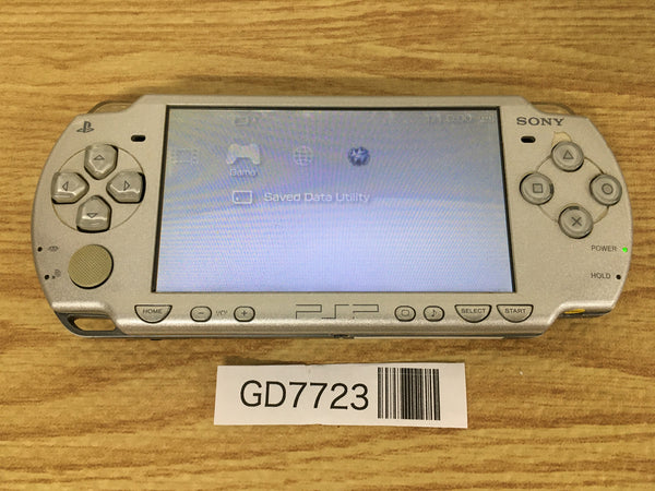 GD7723 Plz Read Item Condi PSP-2000 ICE Silver SONY PSP Console Japan