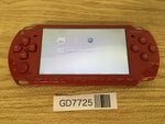 GD7725 Plz Read Item Cond PSP-2000 DEEP RED SONY PSP Console Japan