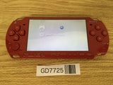 GD7725 Plz Read Item Cond PSP-2000 DEEP RED SONY PSP Console Japan