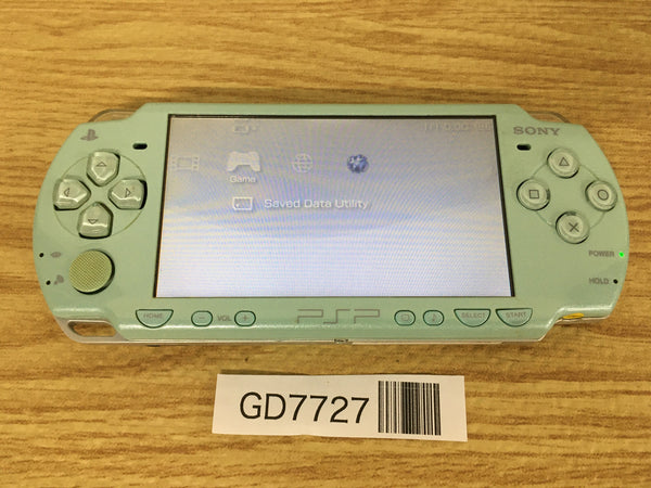 GD7727 Plz Read Item Condi PSP-2000 MINT GREEN SONY PSP Console Japan