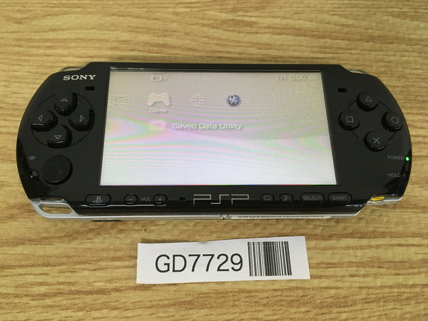 GD7729 Plz Read Item Condi PSP-3000 PIANO BLACK SONY PSP Console Japan