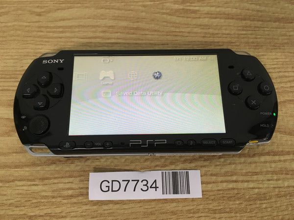 GD7734 Plz Read Item Condi PSP-3000 PIANO BLACK SONY PSP Console Japan
