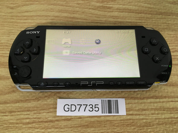 GD7735 Plz Read Item Condi PSP-3000 PIANO BLACK SONY PSP Console Japan