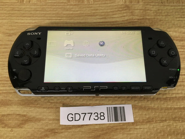 GD7738 Plz Read Item Condi PSP-3000 PIANO BLACK SONY PSP Console Japan