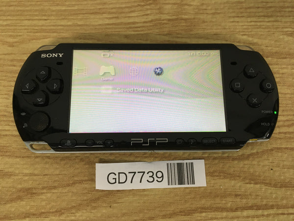 GD7739 Plz Read Item Condi PSP-3000 PIANO BLACK SONY PSP Console Japan