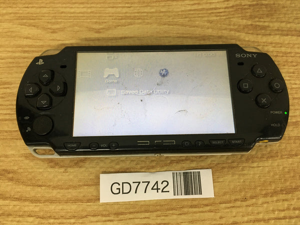 GD7742 Plz Read Item Condi PSP-2000 PIANO BLACK SONY PSP Console Japan