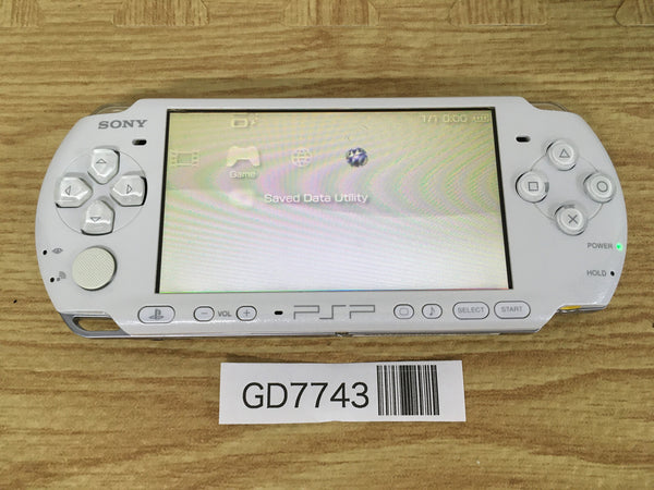 GD7743 Plz Read Item Condi PSP-3000 PEARL WHITE SONY PSP Console Japan