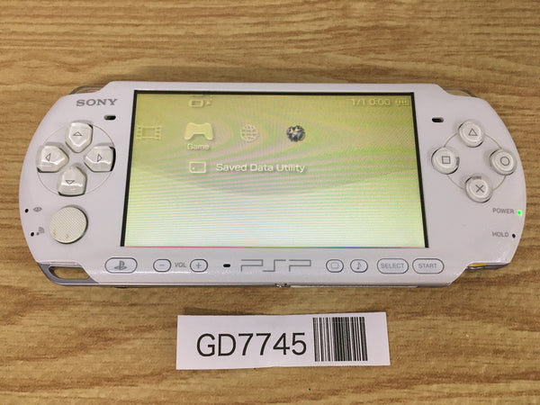 GD7745 Plz Read Item Condi PSP-3000 PEARL WHITE SONY PSP Console Japan