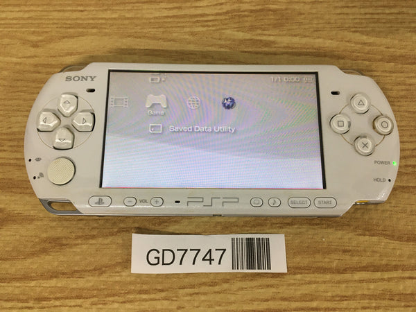 GD7747 Plz Read Item Condi PSP-3000 PEARL WHITE SONY PSP Console Japan