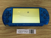 GD7751 Plz Read Item Condi PSP-3000 VIBRANT BLUE SONY PSP Console Japan