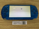 GD7755 Plz Read Item Condi PSP-3000 VIBRANT BLUE SONY PSP Console Japan
