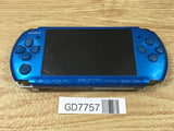 GD7757 Not Working PSP-3000 VIBRANT BLUE SONY PSP Console Japan