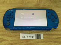 GD7758 No Battery PSP-3000 VIBRANT BLUE SONY PSP Console Japan