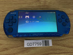 GD7759 Plz Read Item Condi PSP-3000 VIBRANT BLUE SONY PSP Console Japan