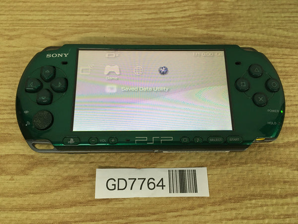 GD7764 No Battery PSP-3000 SPIRITED GREEN SONY PSP Console Japan