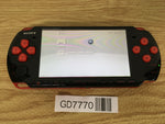 GD7770 Plz Read Item Condi PSP-3000 BLACK & RED SONY PSP Console Japan