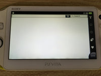 GD7779 Plz Read Item Co PS Vita PCH-2000 LIME GREEN WHITE SONY PSP Console Japan