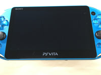 GD7780 Plz Read Item Condi PS Vita PCH-2000 AQUA BLUE SONY PSP Console Japan