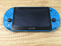 GD7780 Plz Read Item Condi PS Vita PCH-2000 AQUA BLUE SONY PSP Console Japan