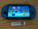 GD7781 Plz Read Item Condi PS Vita PCH-2000 AQUA BLUE SONY PSP Console Japan