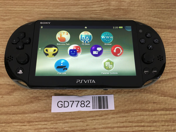 GD7782 Plz Read Item Condi PS Vita PCH-2000 KHAKI & BLACK SONY PSP Console Japan
