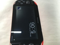 GD7783 Plz Read Item Condi PS Vita PCH-2000 RED AND BLACK SONY PSP Console Japan