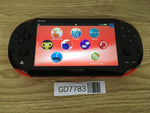 GD7783 Plz Read Item Condi PS Vita PCH-2000 RED AND BLACK SONY PSP Console Japan