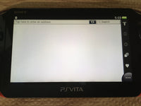 GD7783 Plz Read Item Condi PS Vita PCH-2000 RED AND BLACK SONY PSP Console Japan