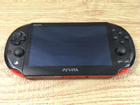 GD7783 Plz Read Item Condi PS Vita PCH-2000 RED AND BLACK SONY PSP Console Japan