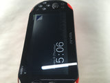GD7783 Plz Read Item Condi PS Vita PCH-2000 RED AND BLACK SONY PSP Console Japan